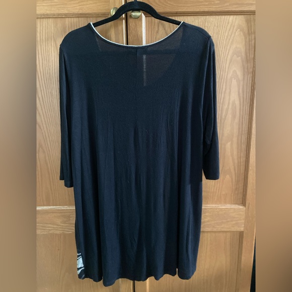 COPY - Vanilla Sugar Zebra 3/4 sleeves Bling eyes Size 1X Super soft Flows Comfy - Picture 5 of 6